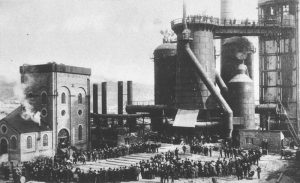 Opening of the Blast Furnace May 1907